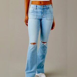 AE Ne(x)t Level Ripped Low-Rise Kick Bootcut Jean